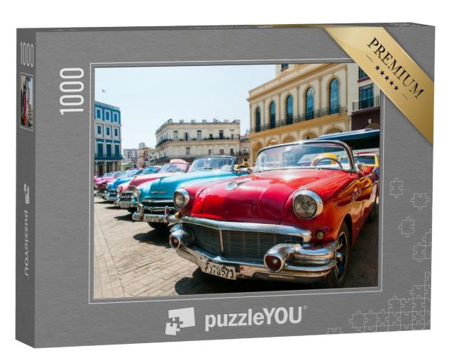 Puzzle 1000 Teile „Havanna, Kuba: Oldtimer“