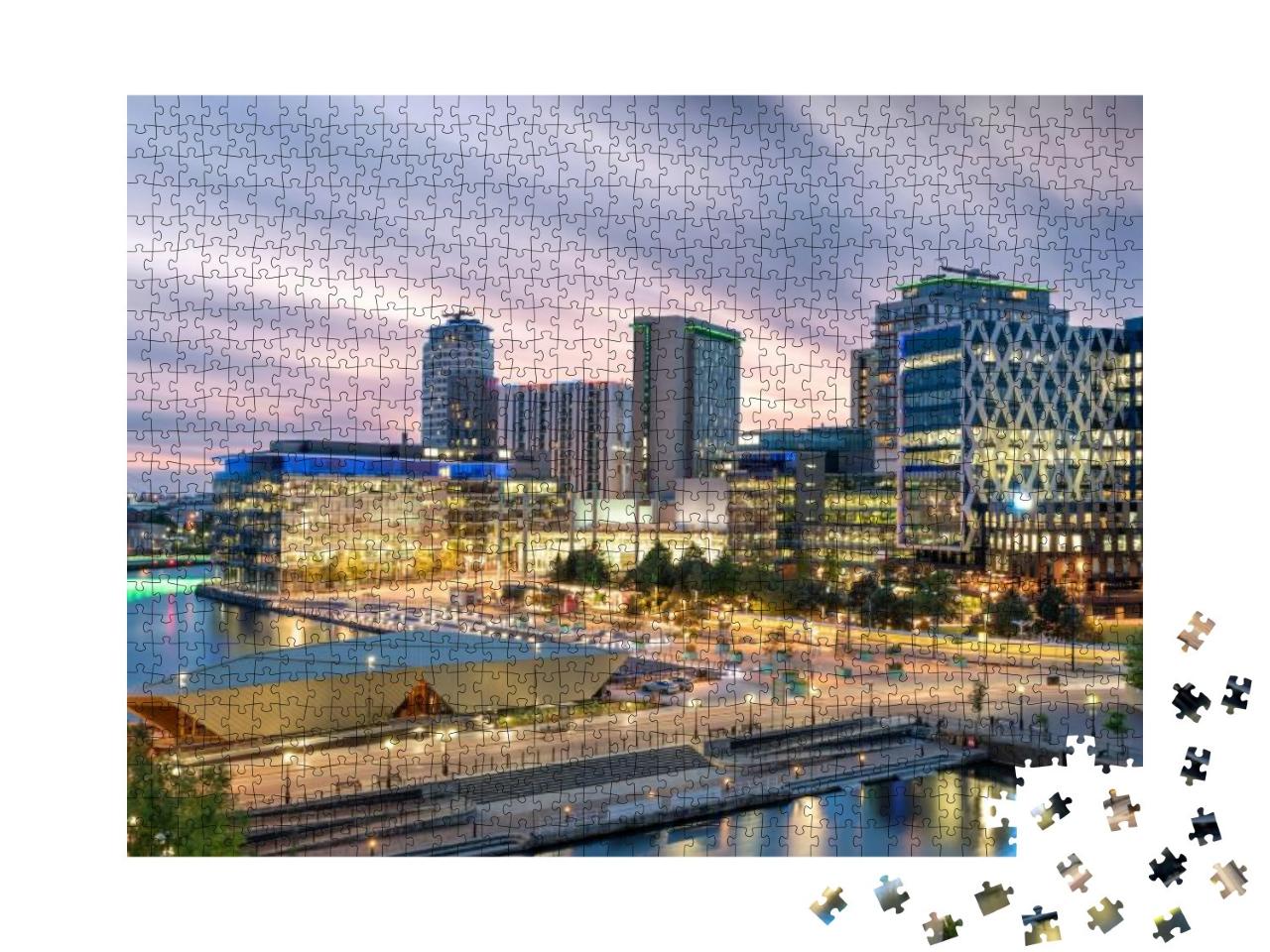 Puzzle 1000 Teile „Media City, Salford Quays, Manchester“