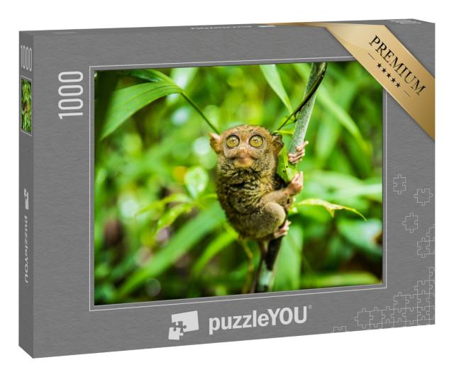 Puzzle 1000 Teile „Philippinen-Tarsier: einer der kleinsten Primaten der Welt“