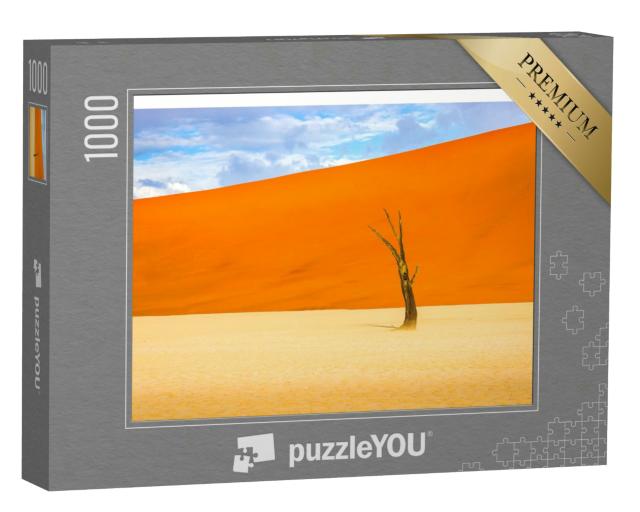Puzzle 1000 Teile „Toter Baum in der Sandwüste Sahara“