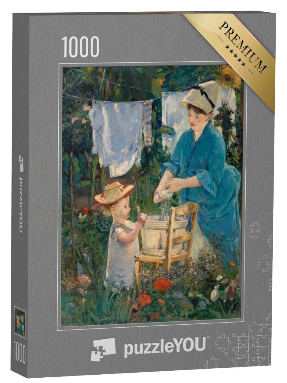 Puzzle 1000 Teile „Edouard Manet - Le Linge“