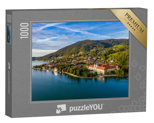 Puzzle 1000 Teile „Der Tegernsee in Rottach-Egern nahe der österreichischen Grenze“