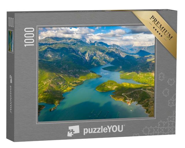 Puzzle 1000 Teile „Die atemberaubenden Seen von Albanien“