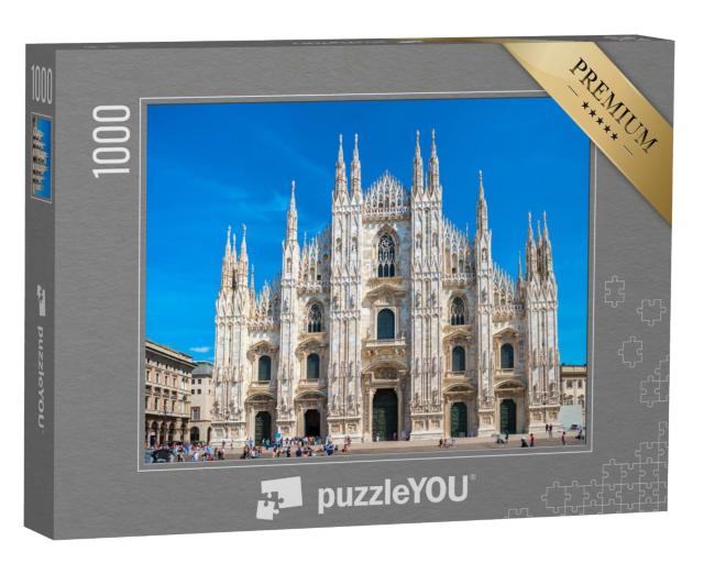 Puzzle 1000 Teile „Der weltberühmte Mailänder Dom, Italien“
