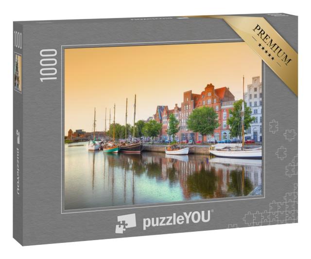 Puzzle 1000 Teile „Lübeck an der Trave, Deutschland“