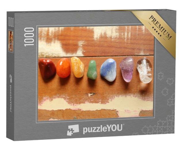 Puzzle 1000 Teile „Chakra-Steine“