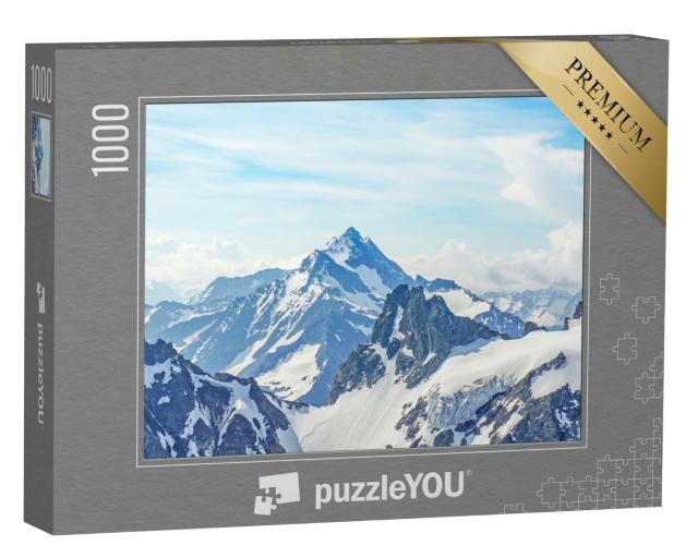 Puzzle 1000 Teile „Die Alpen vom Titlisgipfel aus“