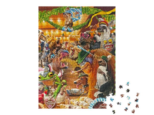 Puzzle 1000 Teile „Tierische Wiesn – Teil 2“