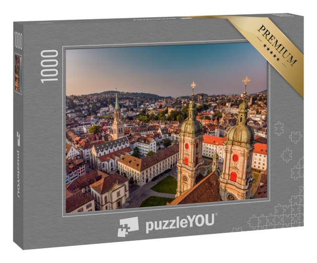 Puzzle 1000 Teile „Wunderschöner Blick über St. Gallen, Schweiz“