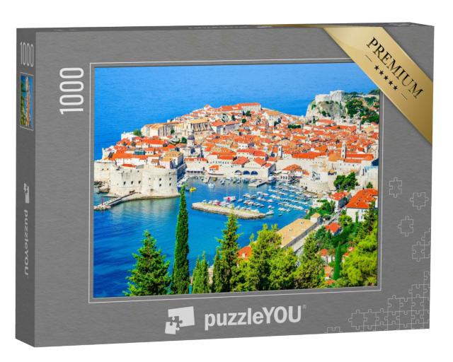 Puzzle 1000 Teile „Wunderschönes Dubrovnik an der Adria in Kroatien“