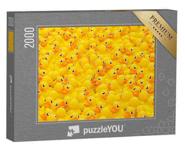 Puzzle 2000 Teile „Gelbe Spielzeug-Enten“