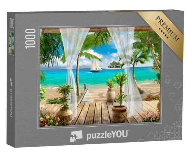 Puzzle 1000 Teile „Tropisches Paradies“