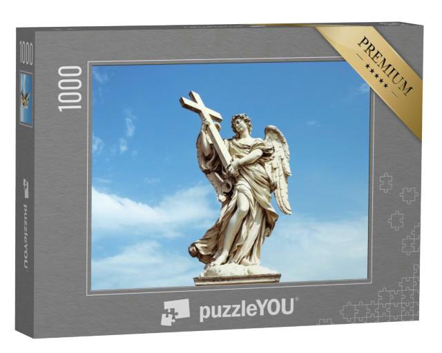 Puzzle 1000 Teile „Eine Engelsskulptur“