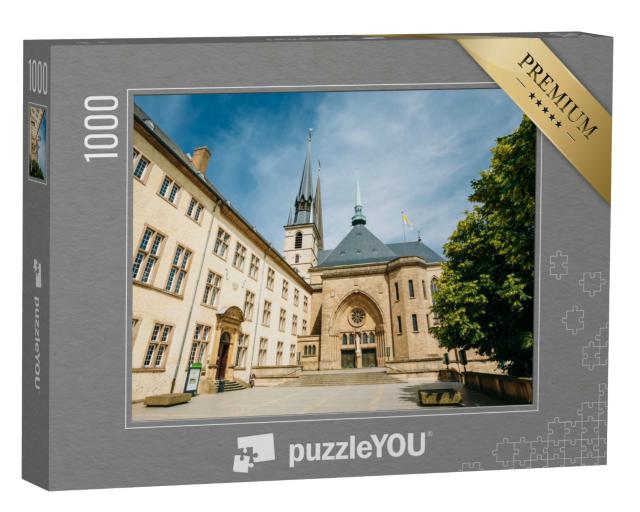 Puzzle 1000 Teile „Die Kathedrale Notre-Dame, Großherzogtum Luxemburg“
