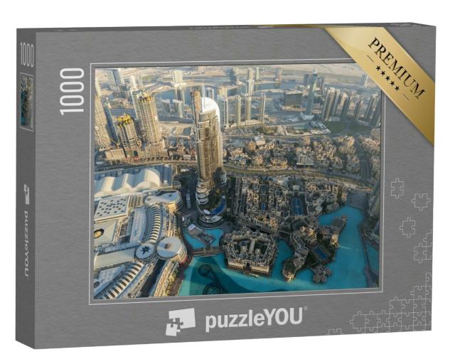 Puzzle 1000 Teile „Vereinigte Arabische Emirate: Dubai City Downtown“