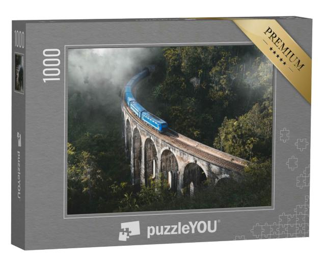 Puzzle 1000 Teile „Atemberaubende Neun-Bogen-Brücke, Demodara, Sri Lanka“