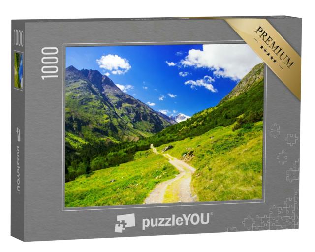 Puzzle 1000 Teile „Schöner Bergblick - Ötztal, Tirol“