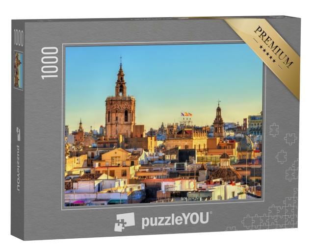 Puzzle 1000 Teile „Altstadt von Valencia, Spanien“