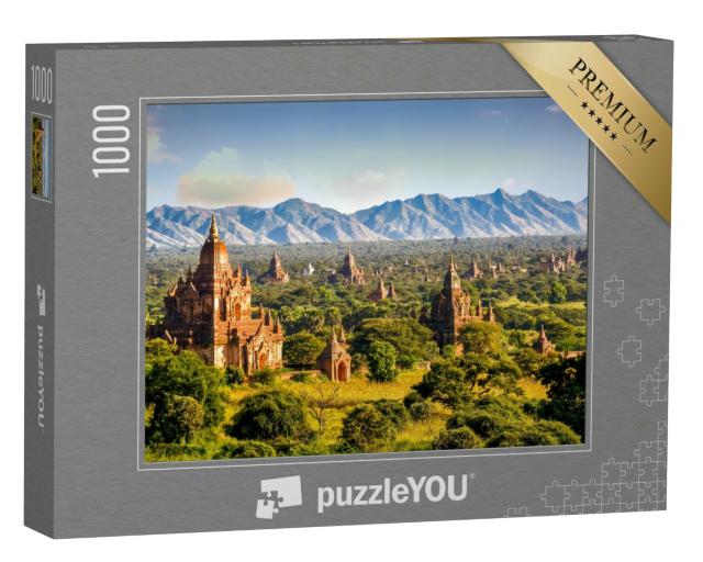 Puzzle 1000 Teile „Pagoden und Tempel von Bagan in Myanmar“