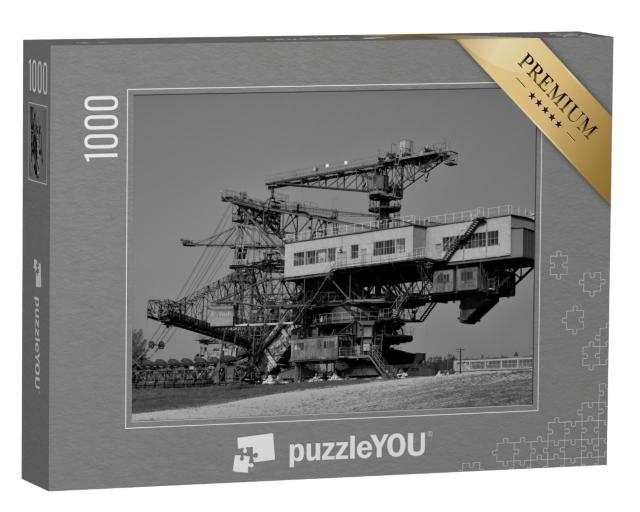 Puzzle 1000 Teile „Stillgelegter Braunkohletagebau: Ferropolis“