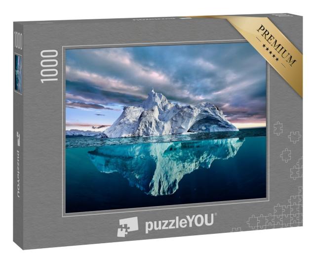 Puzzle 1000 Teile „Eisberg, Grönland“