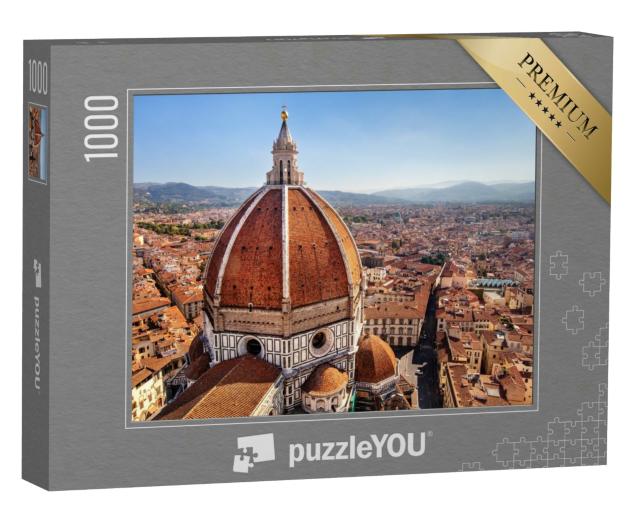 Puzzle 1000 Teile „Blick auf die Kathedrale Santa Maria del Fiore in Florenz, Italien“