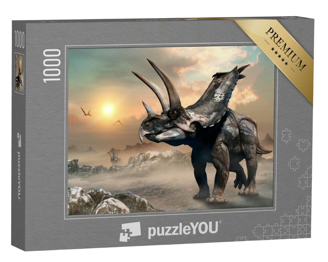 Puzzle 1000 Teile „Agujaceratops “
