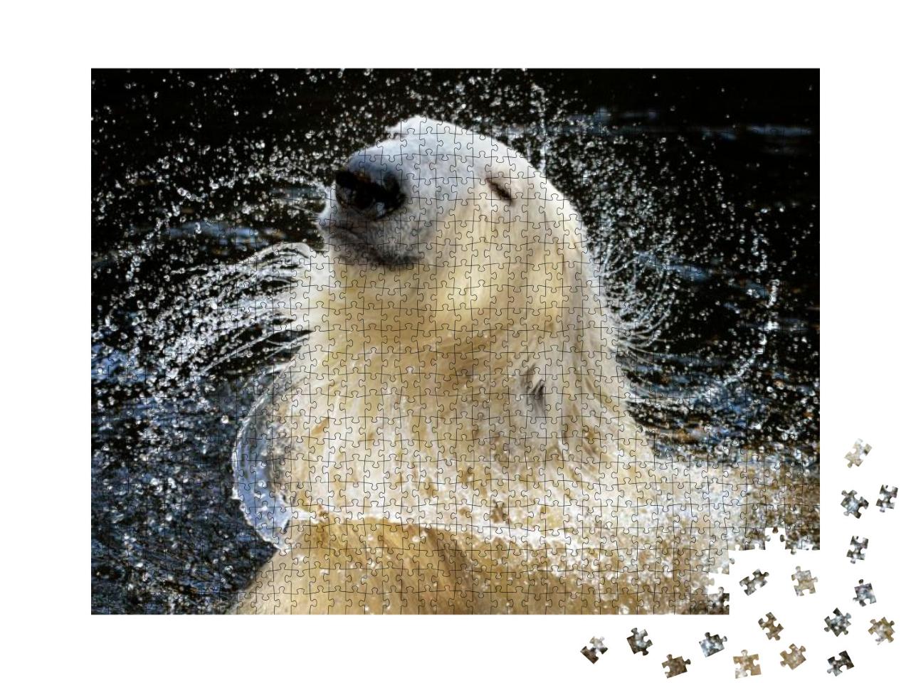 Puzzle 1000 Teile „Porträt eines Eisbären “