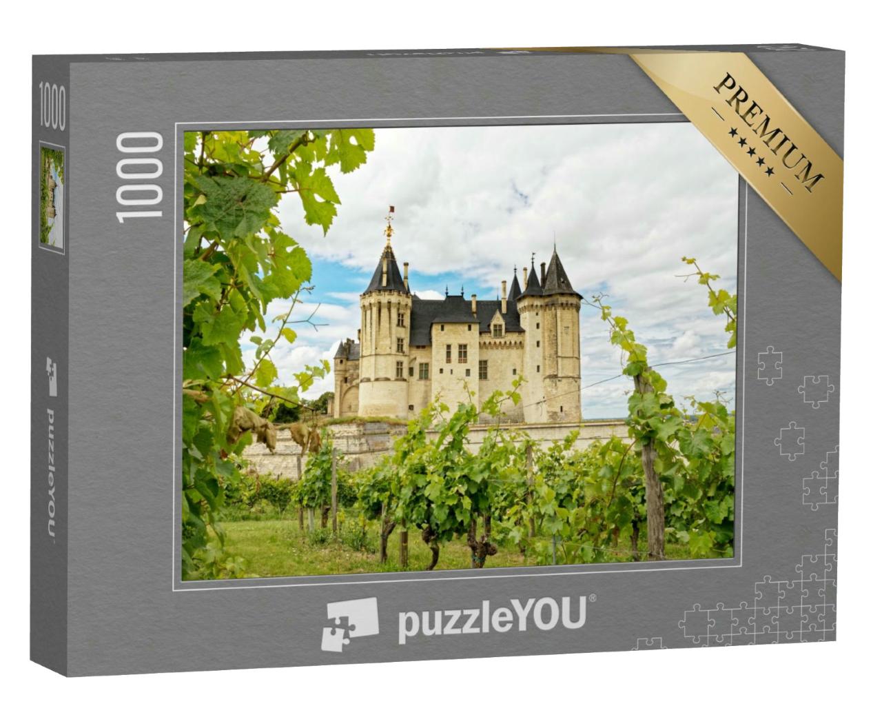 Puzzle 1000 Teile „Schloss Saumur, altes französisches Loire-Schloss “
