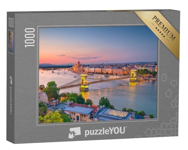 Puzzle 1000 Teile „Budapest an der Donau“