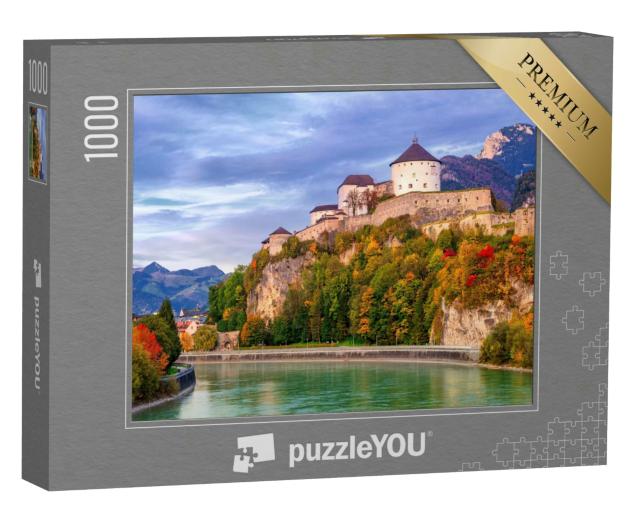 Puzzle 1000 Teile „Majestätische Burg Kufstein, Österreich“