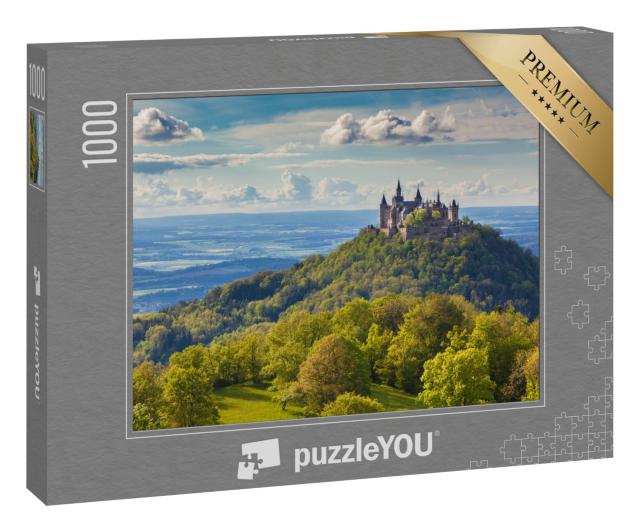 Puzzle 1000 Teile „Burg Hohenzollern, historisch-kaiserliches Schloss in Baden-Württemberg“