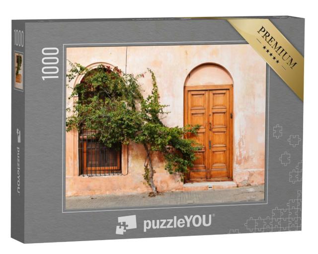 Puzzle 1000 Teile „Ein altes, rustikales Haus in Colonia, Uruguay“