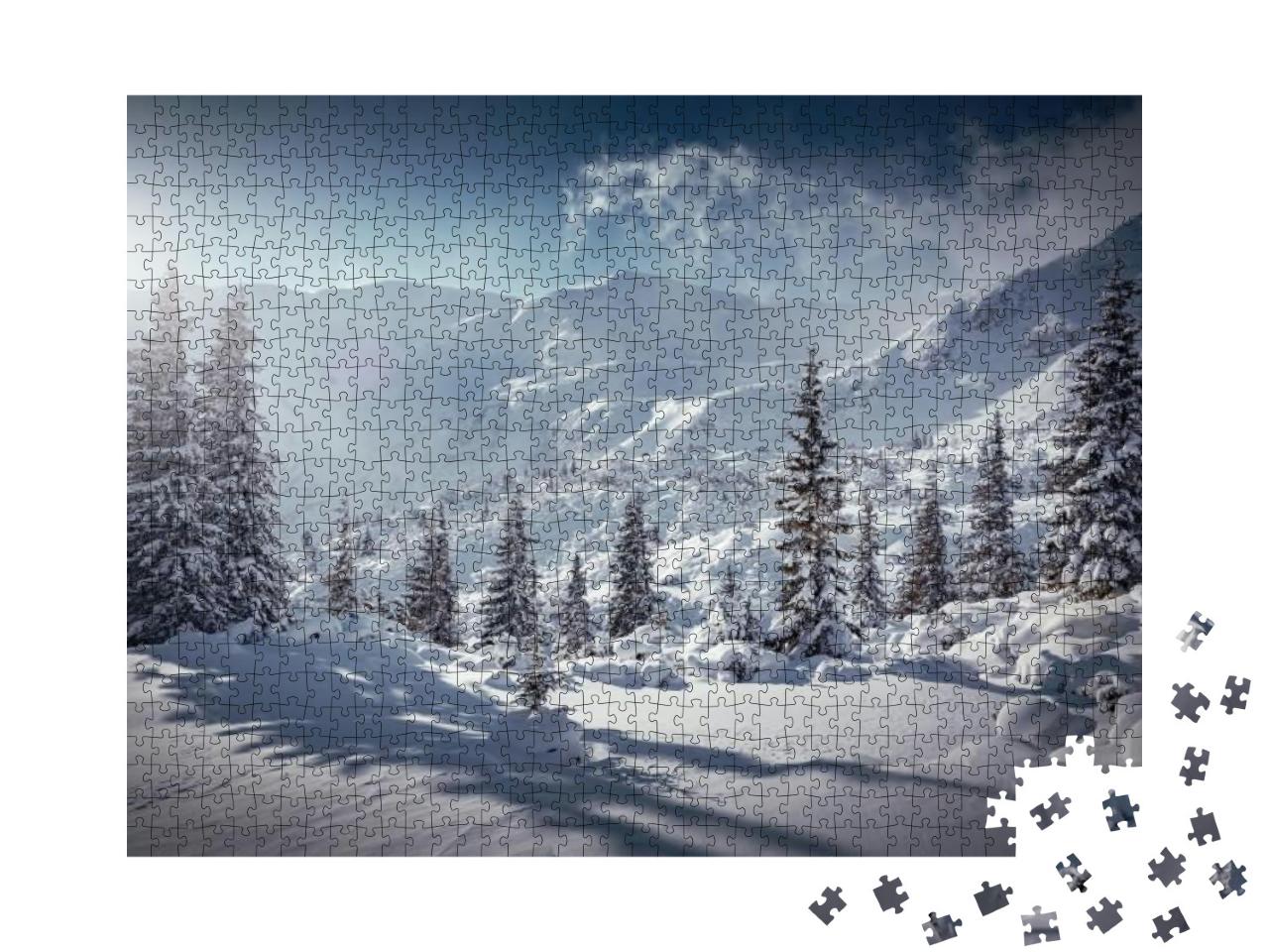 Puzzle 1000 Teile „Winterlandschaft“