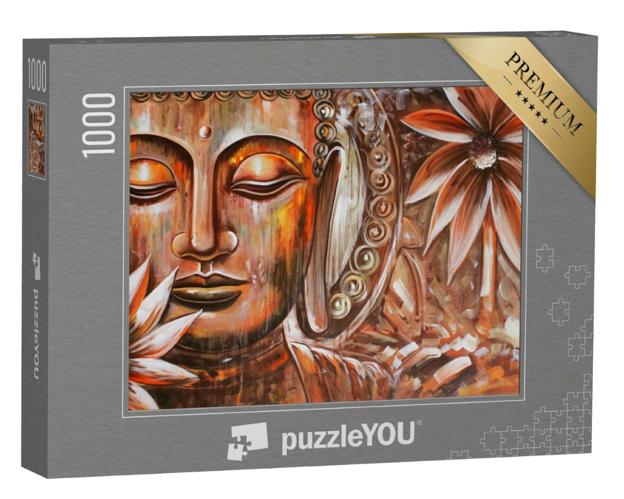 Puzzle 1000 Teile „Meditierender Buddha “