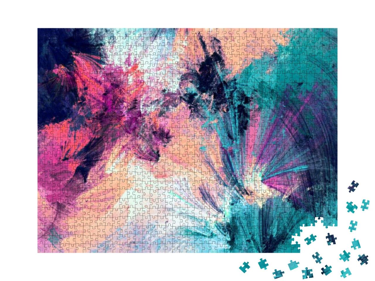 Puzzle 1000 Teile „Futuristisches Muster“