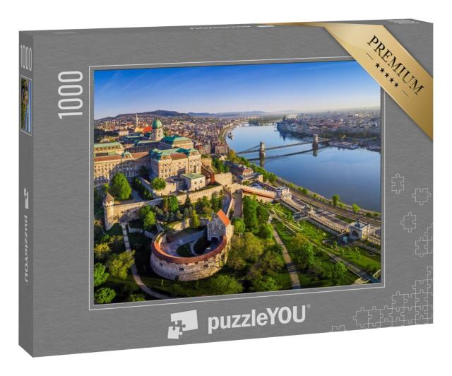 Puzzle 1000 Teile „Skyline von Budapest mit Königspalast, Ungarn“