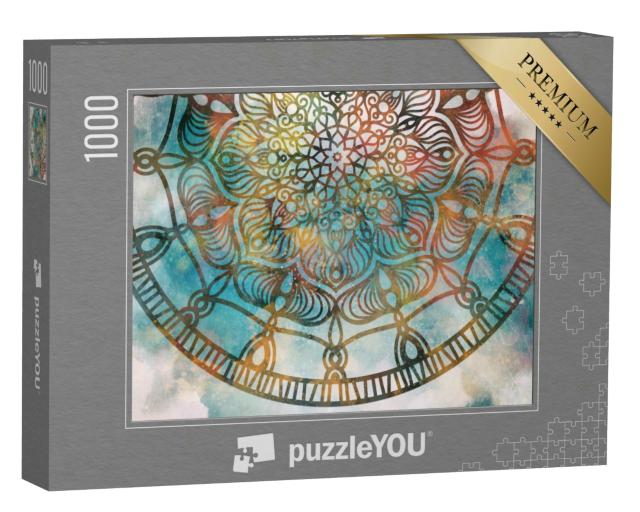 Puzzle 1000 Teile „Wunderschönes Mandala“