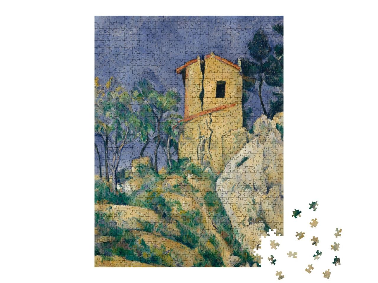 Puzzle 1000 Teile „Paul Cézanne - Das Haus mit den rissigen Wänden“