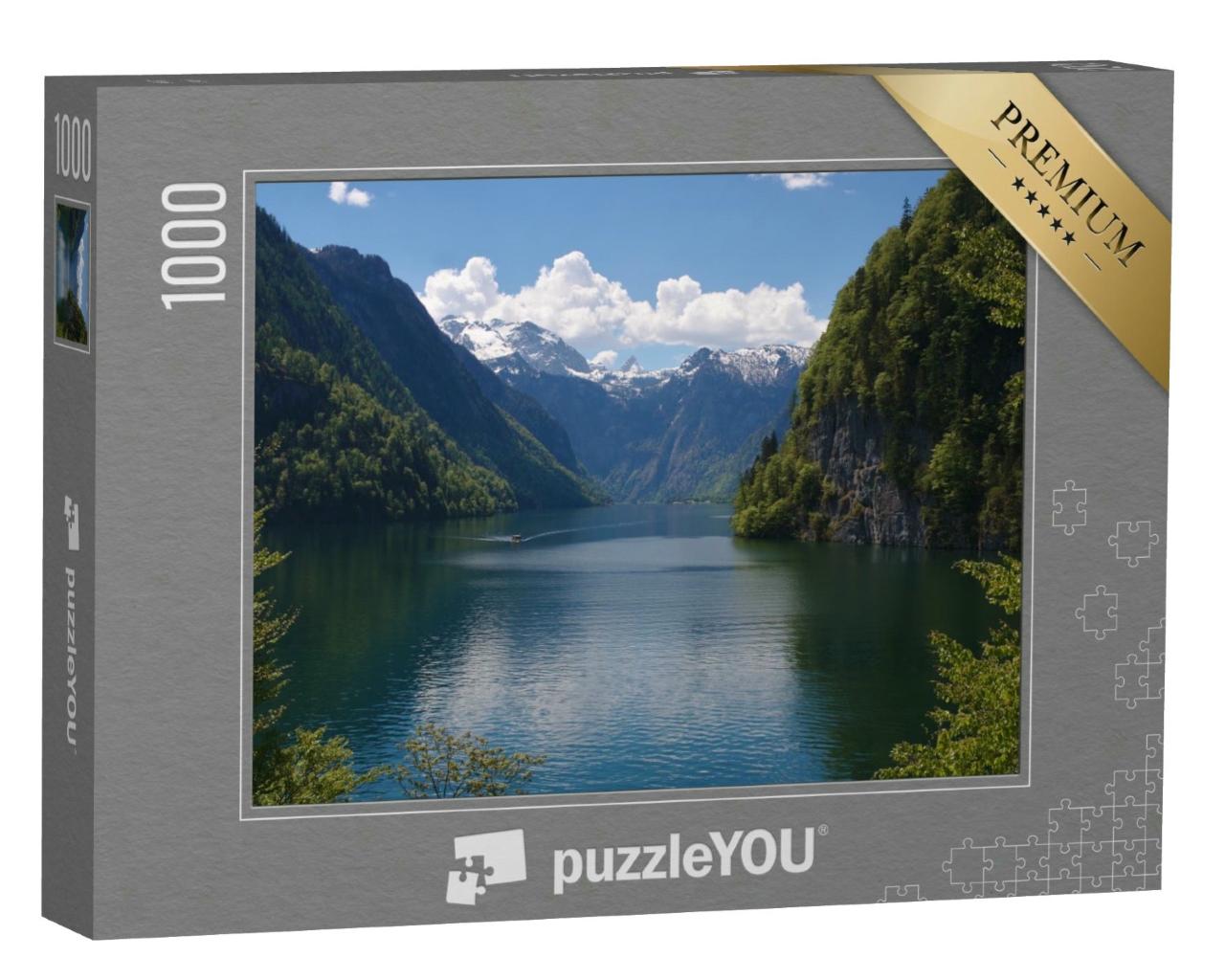 Puzzle 1000 Teile „Majestätischer Königssee, Bayern“