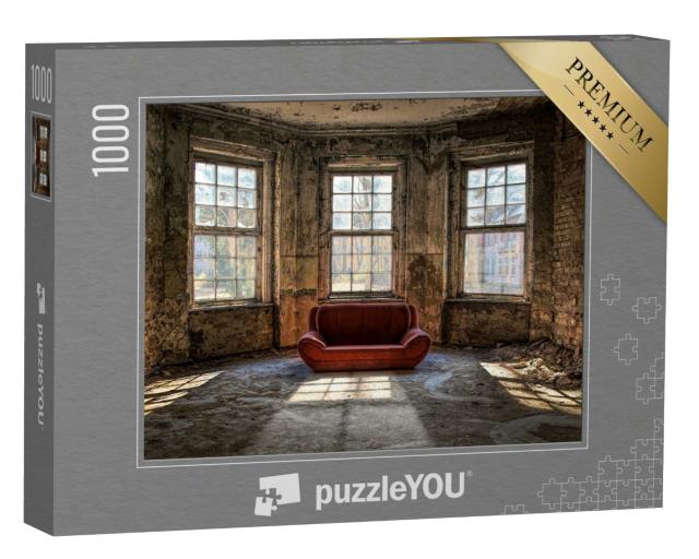 Puzzle 1000 Teile „Altes verlassenes Zimmer“
