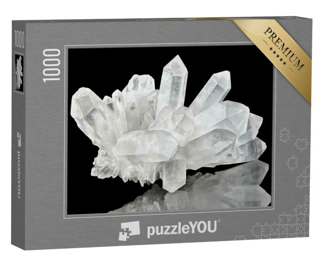 Puzzle 1000 Teile „Reiner Quarzkristall-Cluster“