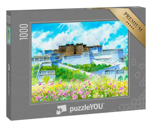 Puzzle 1000 Teile „Potala-Palast, Tibet, China“