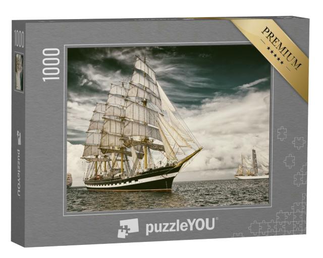 Puzzle 1000 Teile „Segelschiff auf seiner Reise über das Meer“