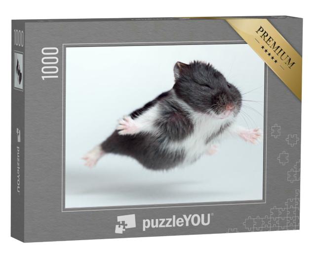 Puzzle 1000 Teile „Lustiger fliegender Hamster“