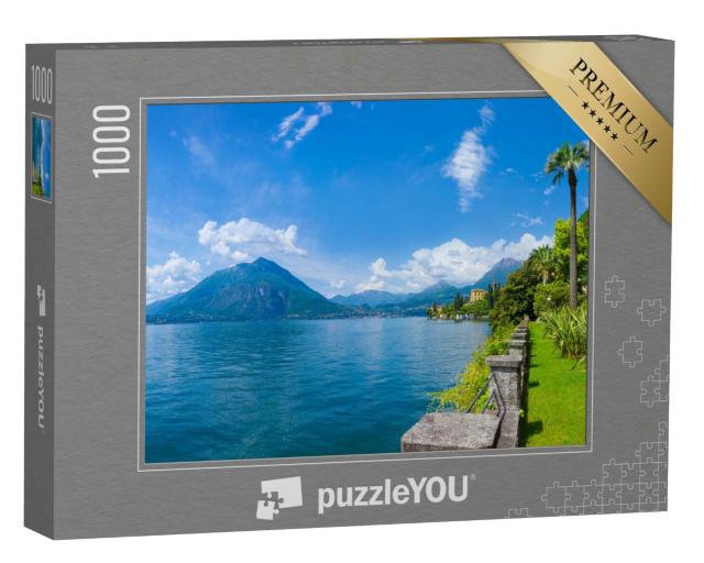 Puzzle 1000 Teile „Sonniges Panorama auf den Comer See“