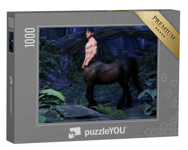 Puzzle 1000 Teile „Porträt eines männlichen Zentauren“