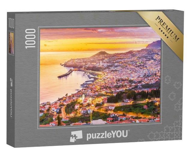 Puzzle 1000 Teile „Panoramablick über Funchal, Madeira, Portugal“