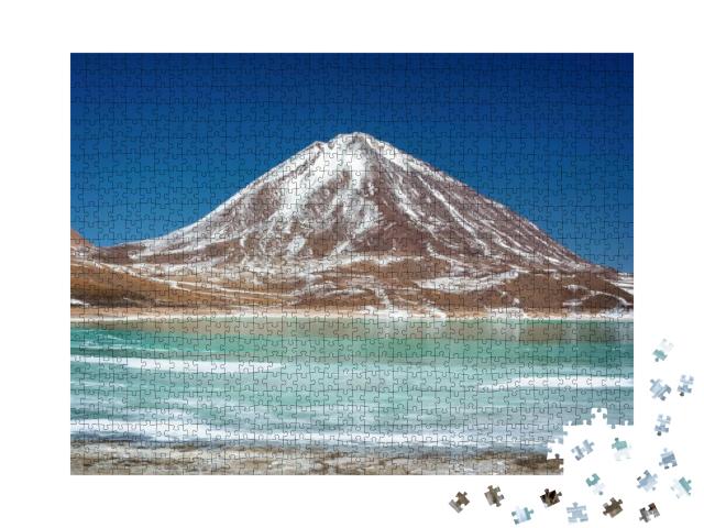 Puzzle 1000 Teile „Laguna Verde, Provinz Sud Lipez, Bolivien“