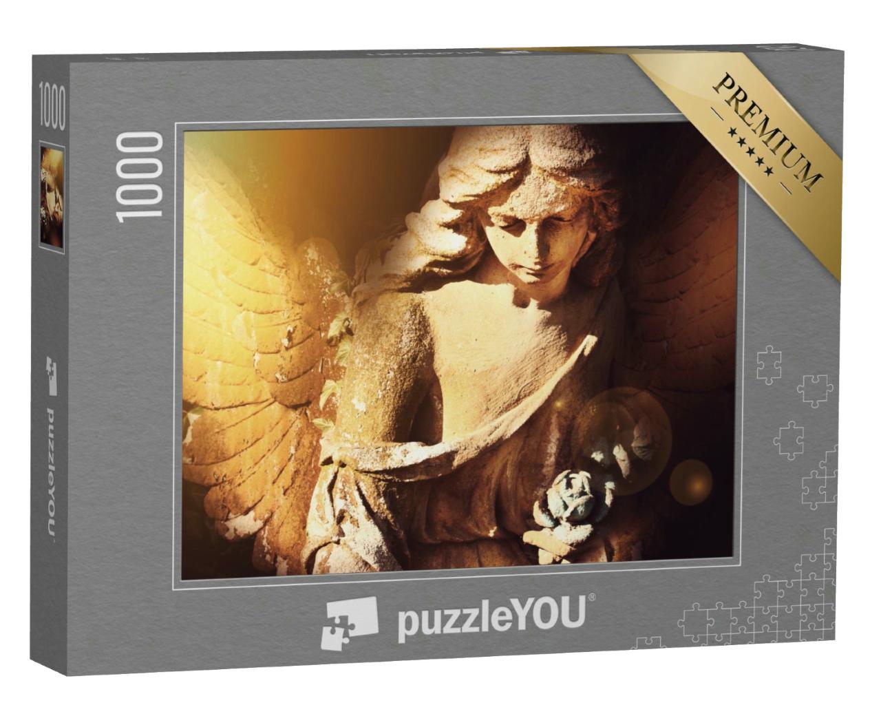 Puzzle 1000 Teile „Engel im Sonnenlicht “